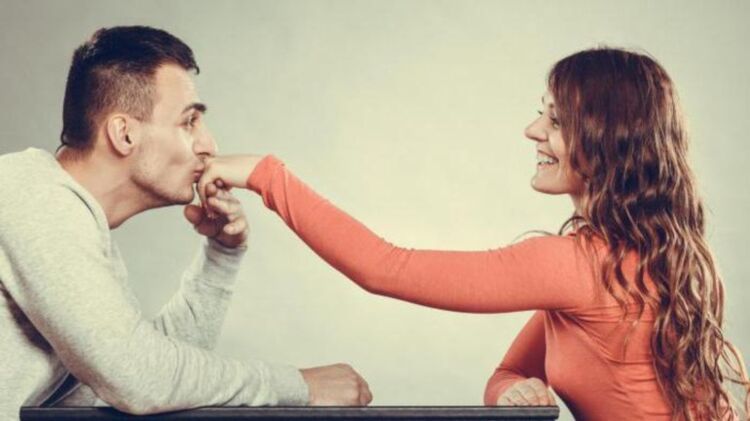 a man takes care of a girl and thinks about penis enlargement