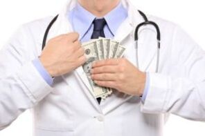 the doctor received money for a penis enlargement operation